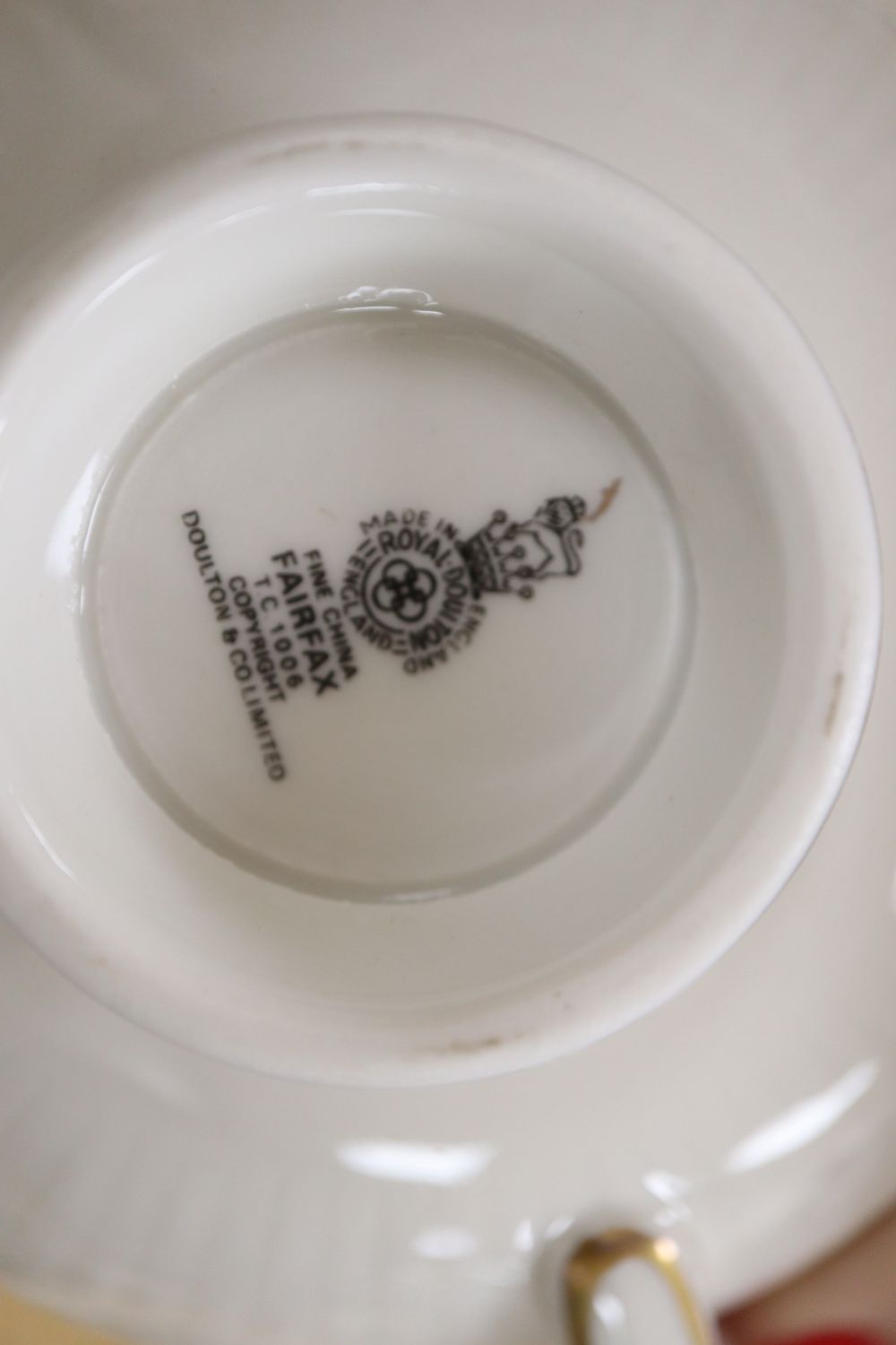 A Royal Doulton Fairfax part dinner service